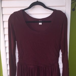 Old Navy maroon dress
